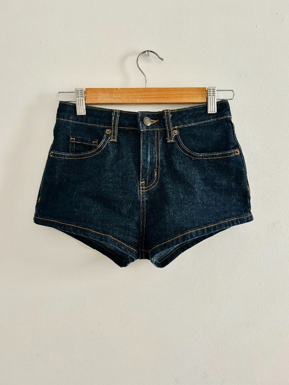 Target Wild Fable High-Rise Micro Denim Shorts in Dark Wash, Size 00